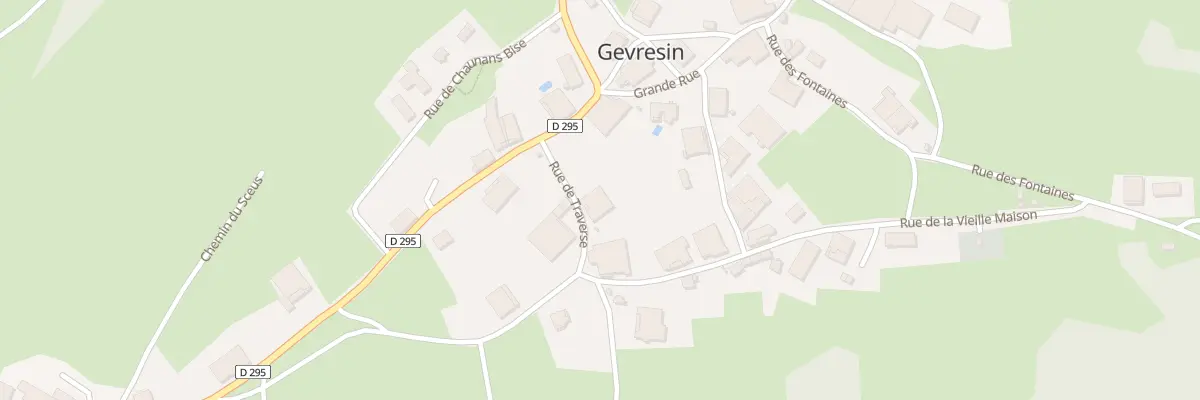 Plan du 4 Rue de Traverse à Gevresin
