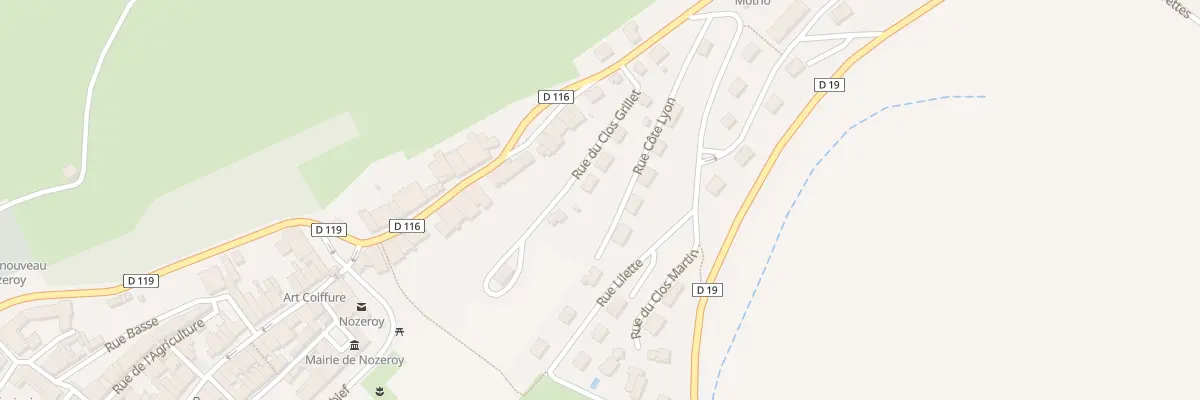 Plan du 5 Rue du Clos Grillet à Nozeroy
