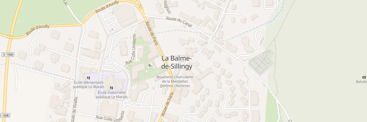 Plan du 9 Rte de Choisy à La Balme-de-Sillingy