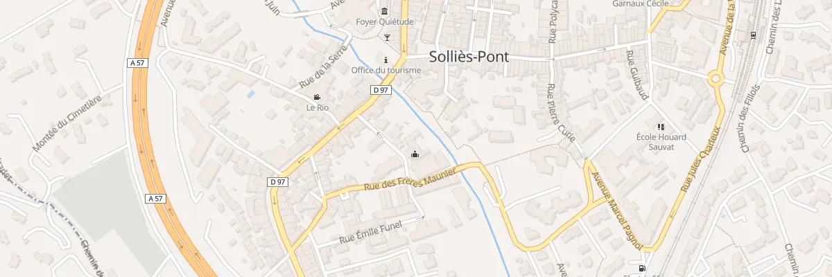 Plan du 9 Rue Lucien Simon à Solliès-Pont