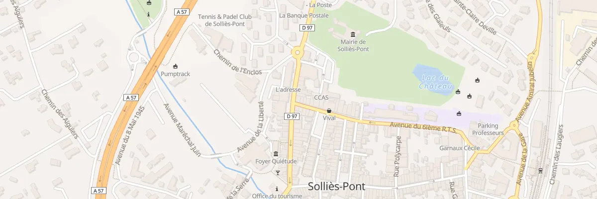 Plan du 15 Rue de la République à Solliès-Pont