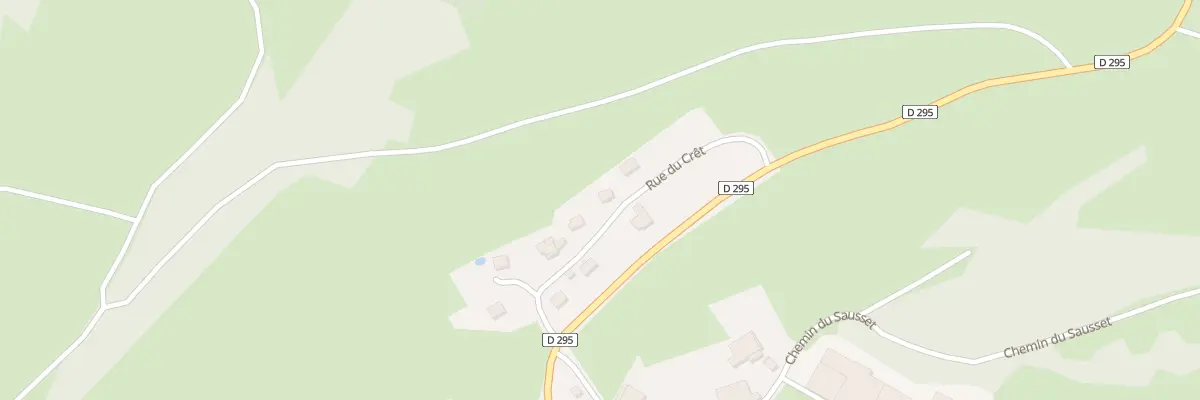 Plan du 9 Rue du Crêt à Gevresin