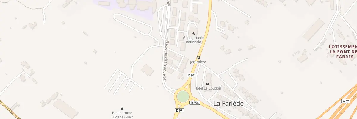 Plan du 42 Imp Emile Zola à La Farlède