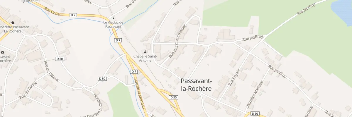 Plan du 6 Rue des Coeurdassiers à Passavant-la-Rochère
