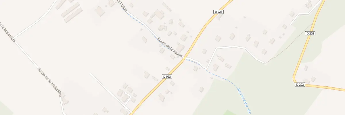 Plan du 31 Rte de la Plaine à Laissaud