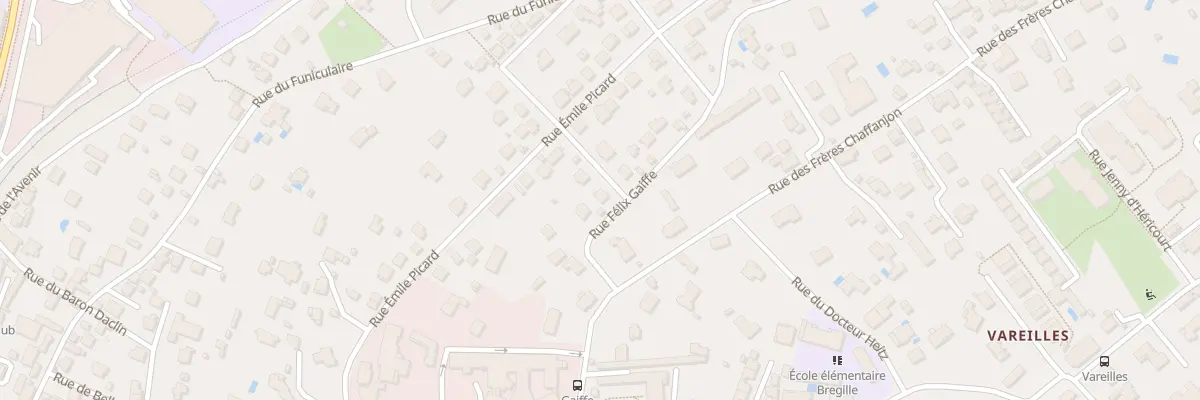 Plan du 14 Rue Leon Boudot à Besançon