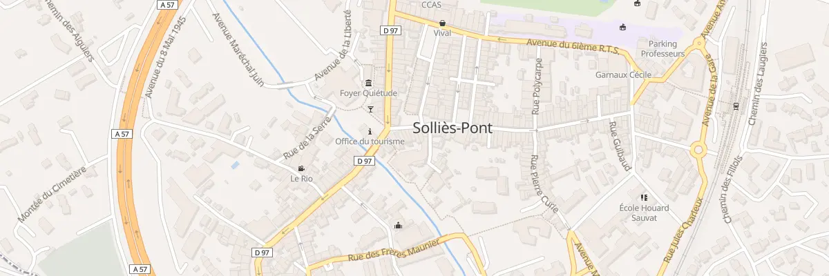 Plan du 12 Rue Gabriel Péri à Solliès-Pont