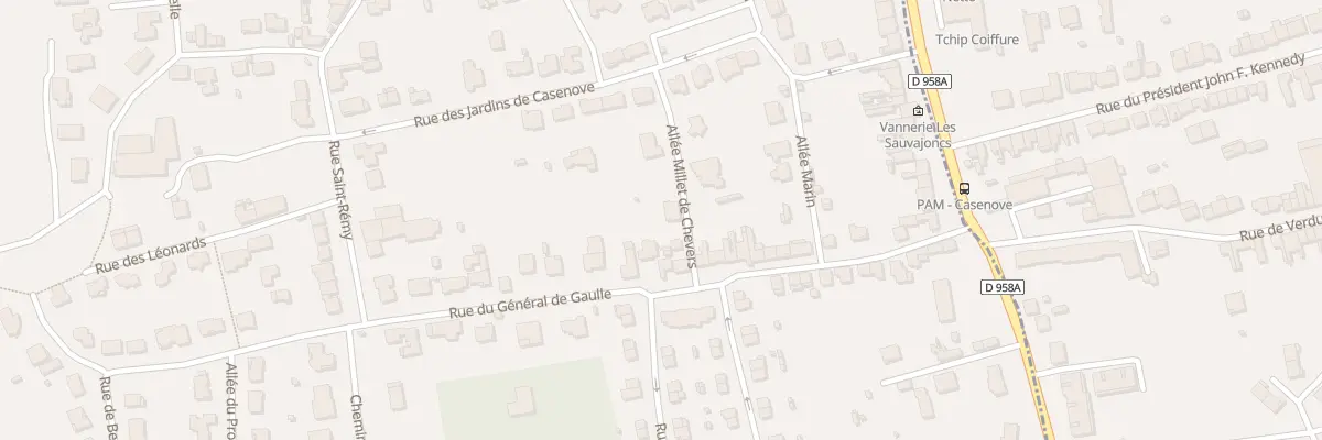 Plan du 28 Rue du Gen de Gaulle à Maidières