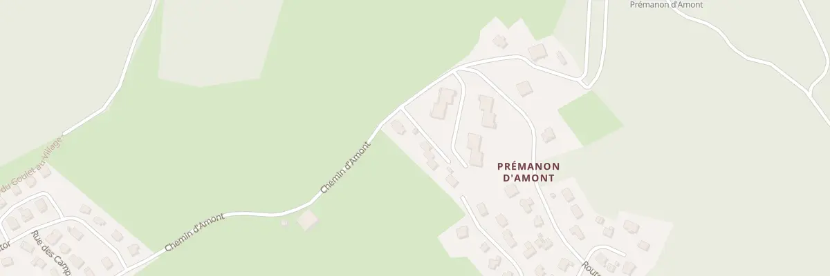 Plan du 830 Che d’Amont à Prémanon