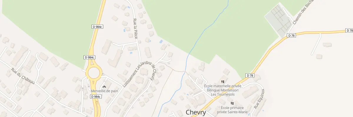 Plan du 8B Lot les Jardins de Chevry à Chevry