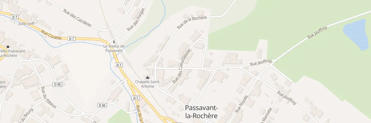 Plan du 12 Rue des Coeurdassiers à Passavant-la-Rochère