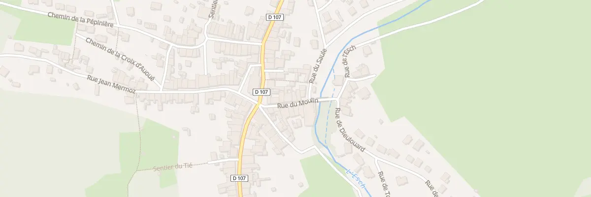 Plan du 9 Rue du Moulin à Jezainville