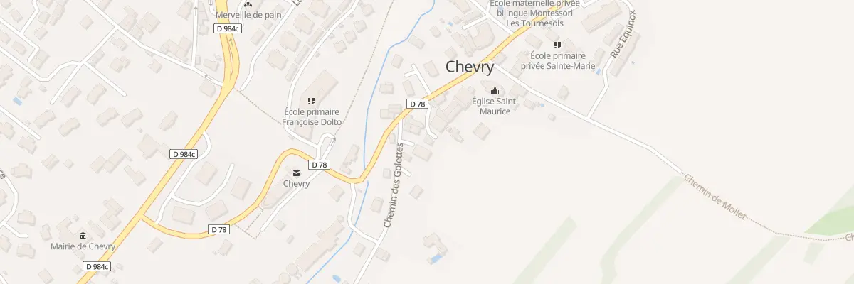 Plan du 27 Che des Golettes à Chevry