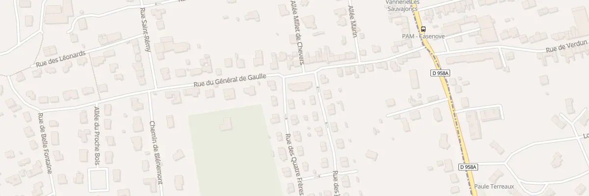 Plan du 42 Rue des Quatre Freres Guillon à Maidières