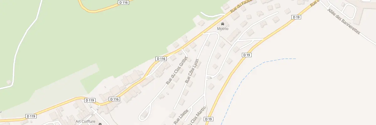 Plan du 2 Rue du Clos Grillet à Nozeroy