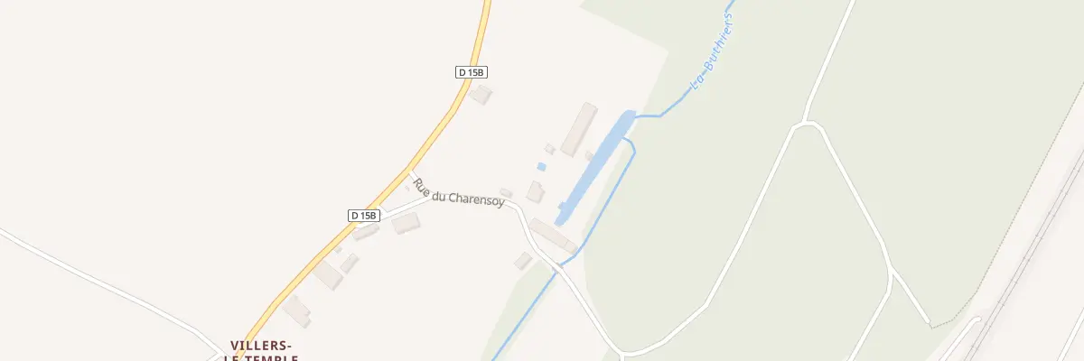 Plan du 1 Rue du Charensoy à Perrouse
