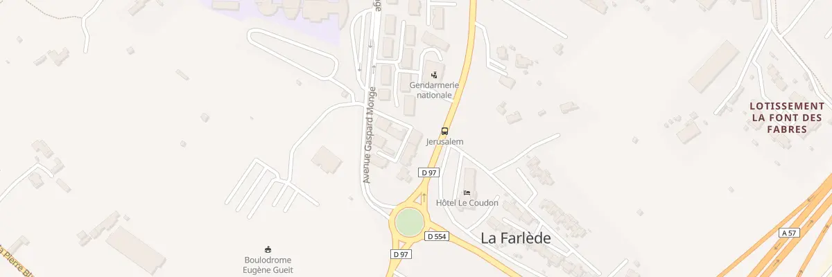 Plan du 63 Imp Emile Zola à La Farlède