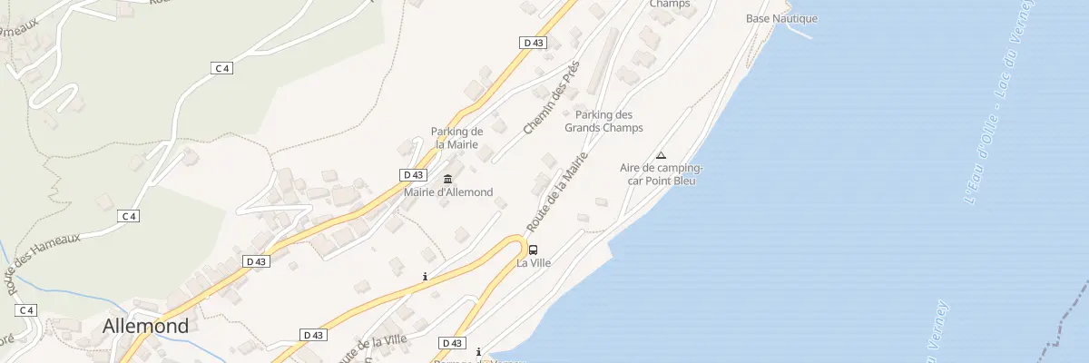 Plan du 535 Rte de la Mairie à Allemond