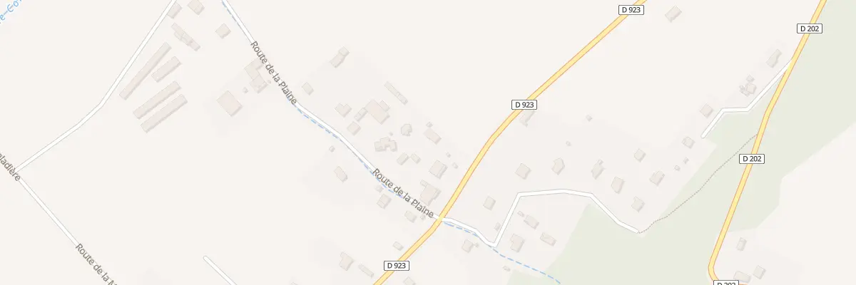Plan du 114 Rte de la Plaine à Laissaud