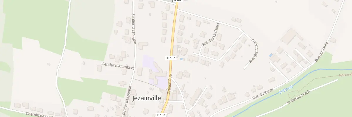 Plan du 38B Gr Grande Rue à Jezainville