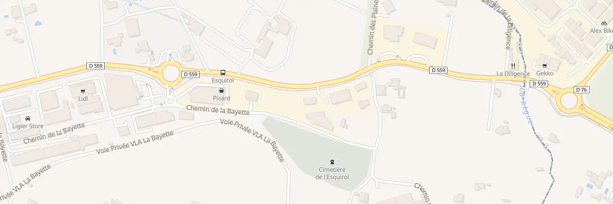 Plan du 1360 Av Ganzin au Pradet