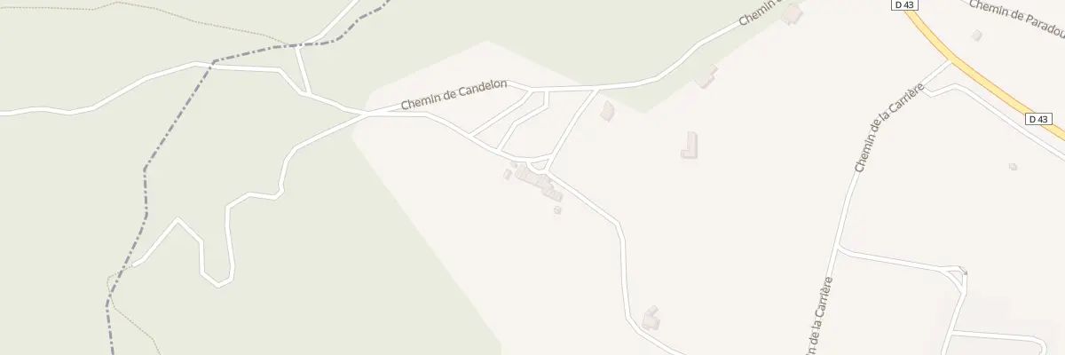 Plan du 17 Candelon à Brignoles