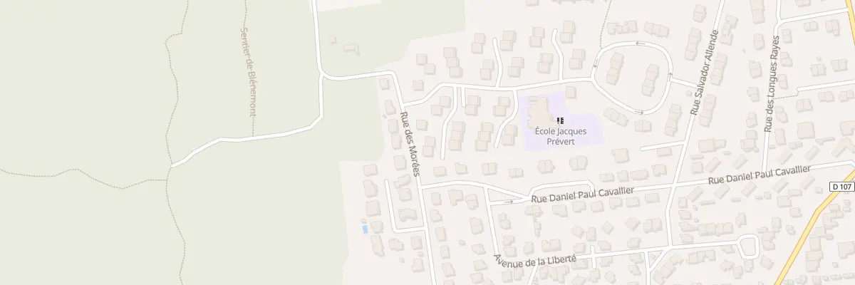Plan du 26 Rue Salvadore Allende à Blénod-lès-Pont-à-Mousson
