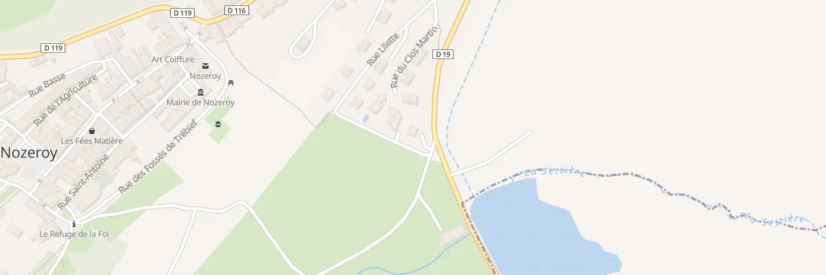 Plan du 6 Rue du Clos Martin à Nozeroy