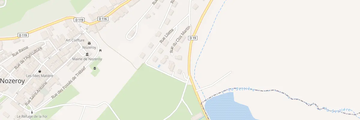 Plan du 3 Rue du Clos Martin à Nozeroy