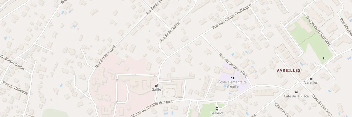 Plan du 10 Rue des Freres Chaffanjon à Besançon