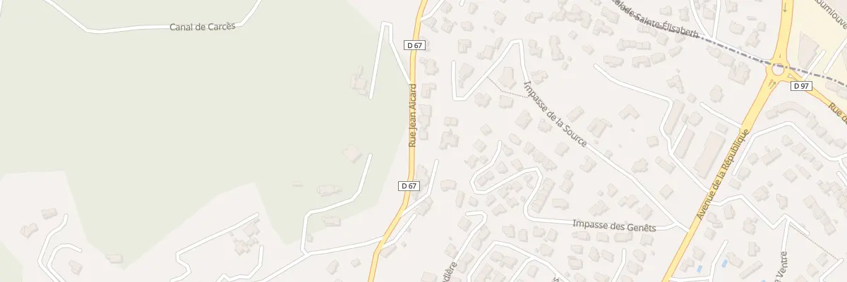 Plan du 560 Rue Jean Aicard à La Farlède