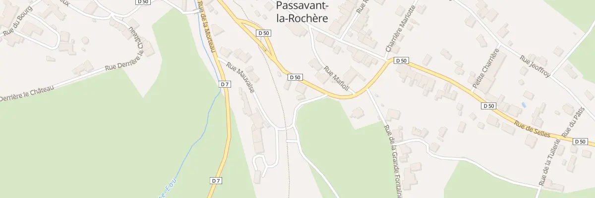 Plan du 13 Rue Mauvaise à Passavant-la-Rochère