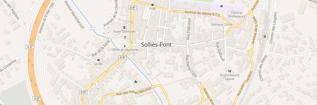 Plan du 30 Rue Gabriel Péri à Solliès-Pont
