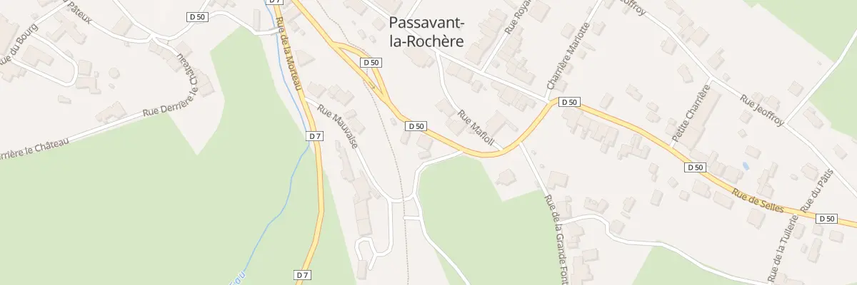 Plan du 6 Rue de Selles à Passavant-la-Rochère