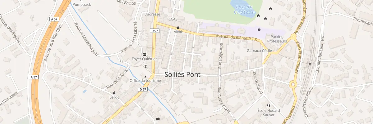 Plan du 2 Rue Georges Cisson à Solliès-Pont