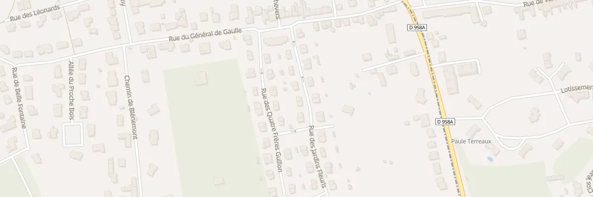 Plan du 34 Rue des Jardins Fleuris à Maidières