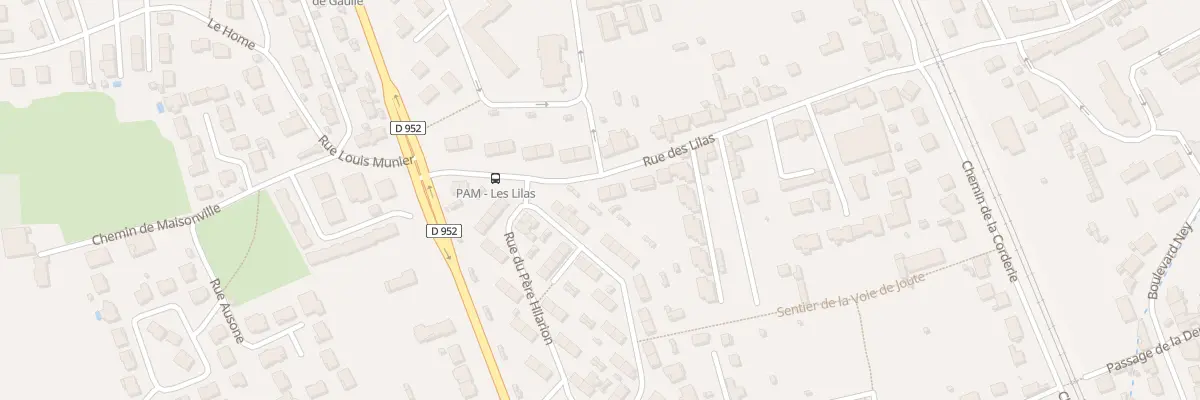 Plan du 257 Rue des Lilas à Pont-à-Mousson
