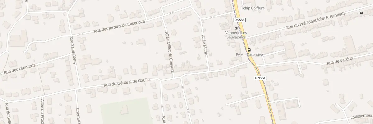 Plan du 18 Rue du Gen de Gaulle à Maidières