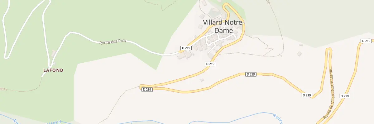 Plan du 5010 Le Village à Villard-Notre-Dame