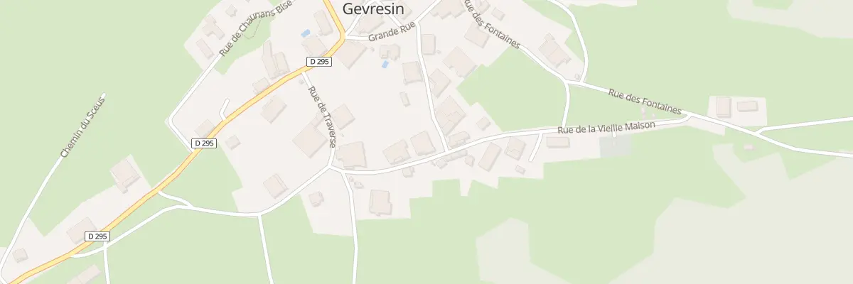 Plan du 3 Rue de la Vieille Maison à Gevresin