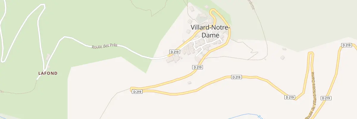 Plan du 5011 Le Village à Villard-Notre-Dame
