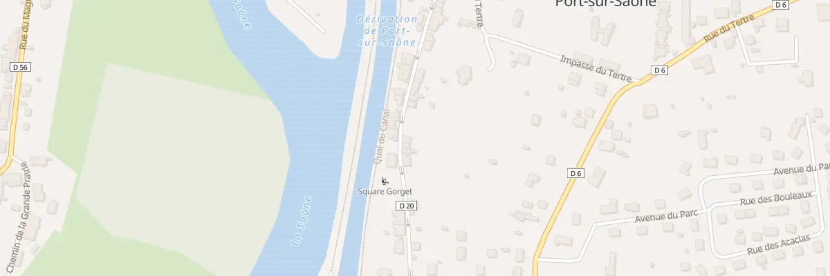 Plan du 40 Rue Jean Bogé à Port-sur-Saône