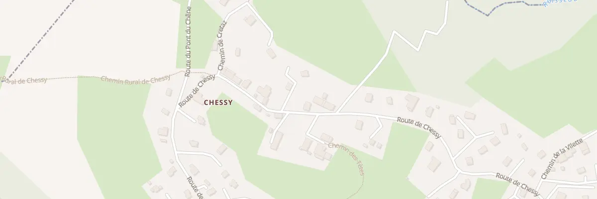 Plan du 1801 Rte de Chessy à Mûres