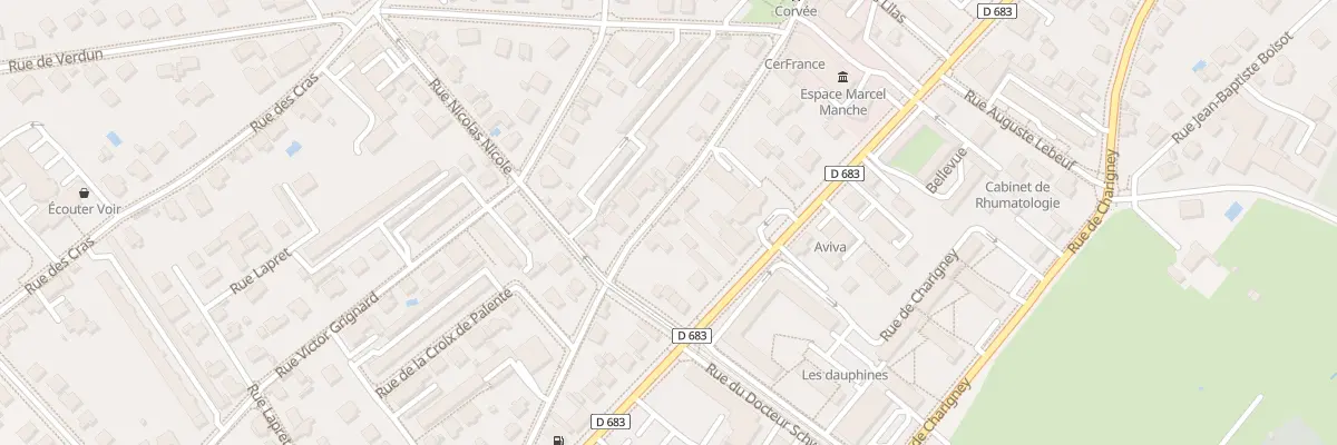 Plan du 18 Rue de la Corvée à Besançon