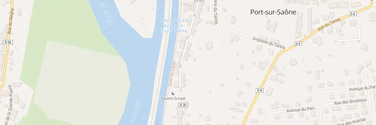 Plan du 38 Rue Jean Bogé à Port-sur-Saône