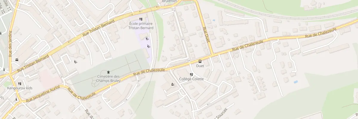 Plan du 11 Rue de Chalezeule à Besançon