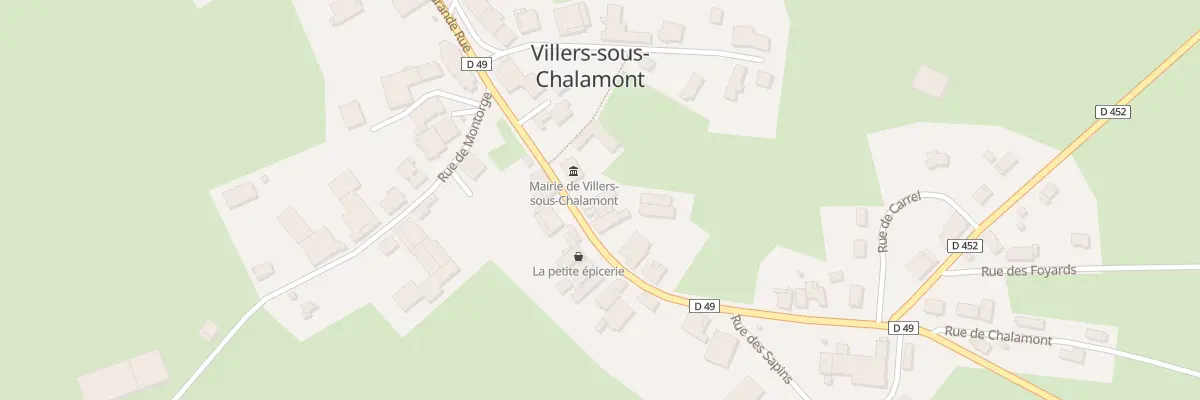 Plan du 16 Gr Grande Rue à Villers-sous-Chalamont