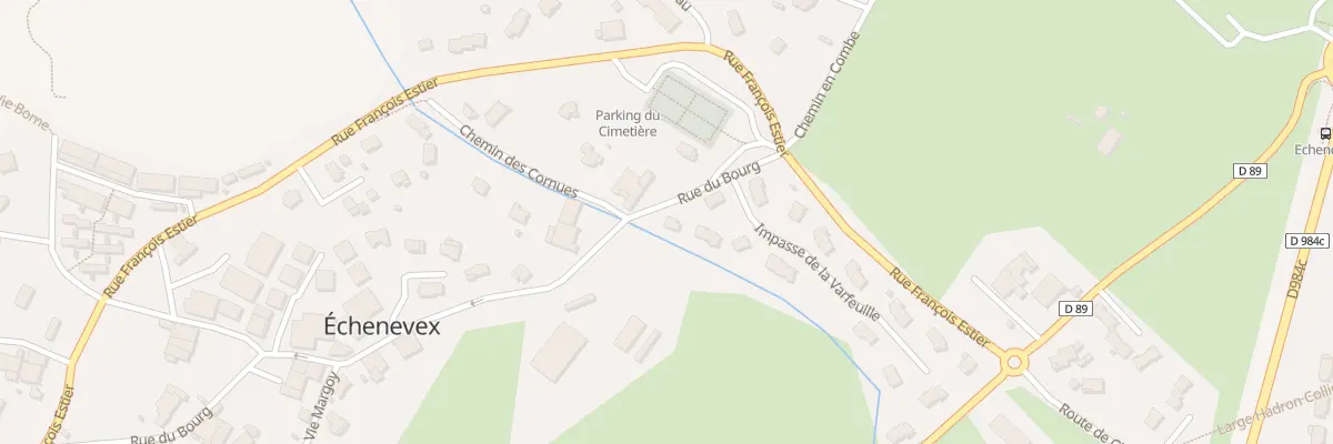 Plan du 530 Rue du Bourg à Échenevex