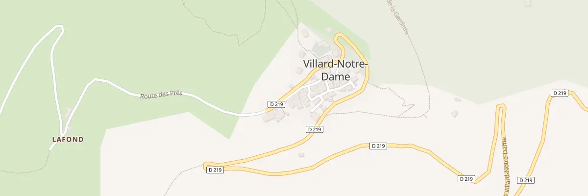 Plan du 5013 Le Village à Villard-Notre-Dame