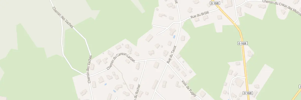 Plan du 4 Che du Canton Larizet à Montrond-le-Château